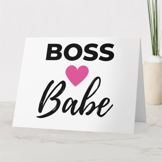 Boss Babe 2 Kort (Framsida)