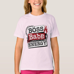 Boss Babe Energi – Rosa Kraft Tröja