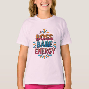 Boss Babe Energi – Rosa Kraft Tröja