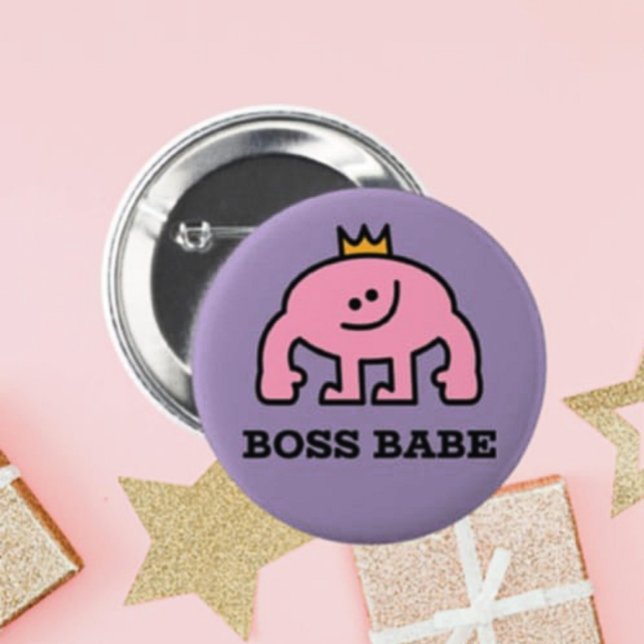 Boss Babe Knappen – Pinback-dekorerad accessoar Knapp (Skapare uppladdad)