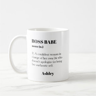 BOSS BABE Oberoende kvinna Inspirerande mugg