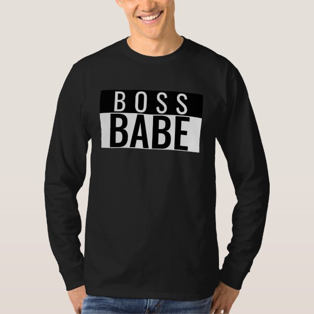Boss Babe T Shirt (Framsida)
