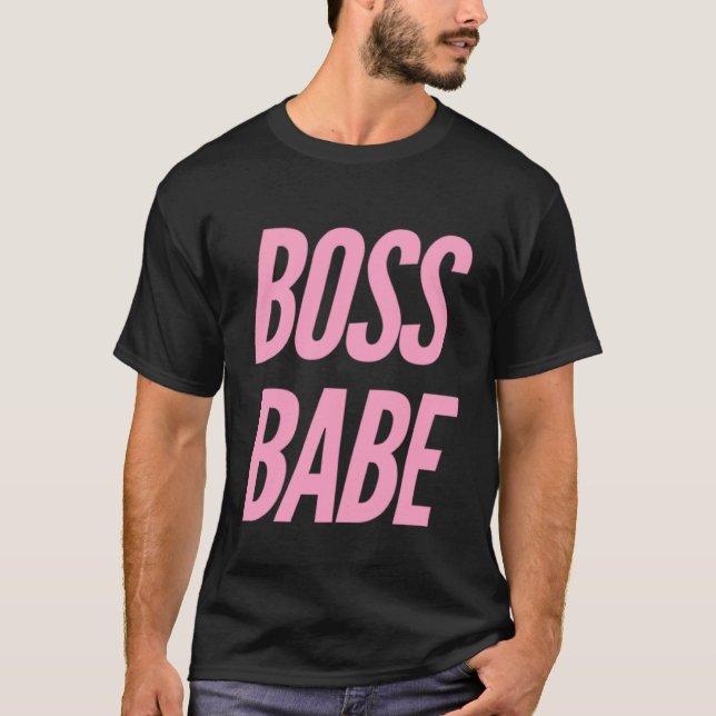 Boss Babe   Women's T Shirt (Framsida)