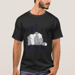 Boss Chonk Lugn Sövande Fet Katt Meme Design T Shirt
