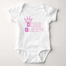 Boss Drottning Baby Flicka Bodysuit
