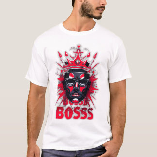Boss Energy Röd & Svart Lyx T-Shirt