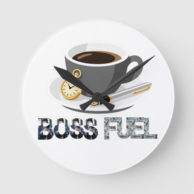 Boss Fuel Espresso, Fickur Väggur (Framsida)