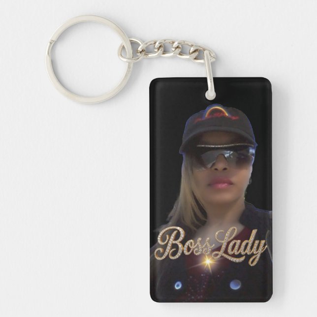 Boss Lady Acrylic Keychain (Framsidan)