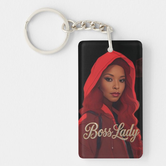 Boss Lady Acrylic Keychain (Framsidan)
