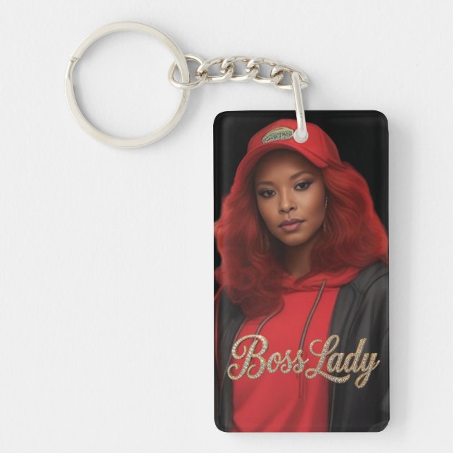 Boss Lady Akrylnyckelring (Framsidan)