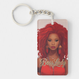 Boss Lady Akrylnyckelring