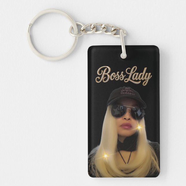 Boss Lady Akrylnyckelring (Framsidan)
