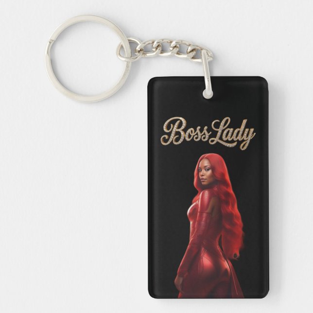 Boss Lady Akrylnyckelring (Framsidan)