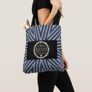 Boss Lady Couture All-Over-Print Totebag Tygkasse
