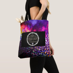 Boss Lady Couture All-Over-Print Totebag Tygkasse