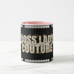 Boss Lady Couture Diamantmugg Mugg