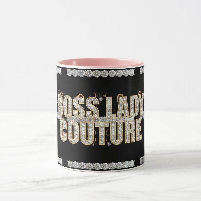 Boss Lady Couture Diamantmugg Mugg (Center)