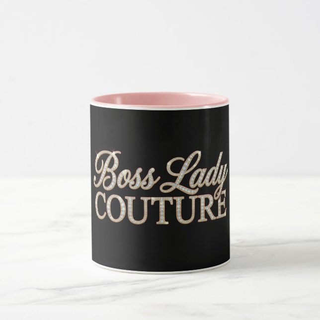 Boss Lady Couture Diamantmugg Mugg (Center)