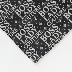 Boss Lady Couture Flygtäcke Fleecefilt
