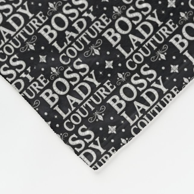 Boss Lady Couture Flygtäcke Fleecefilt (Hörn)