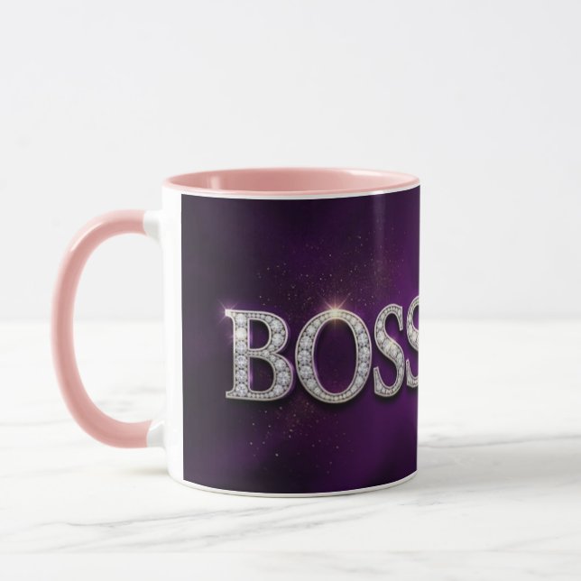 Boss Lady Diamanter Mugg (Vänster)