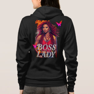Boss Lady Fire Hoodie T Shirt
