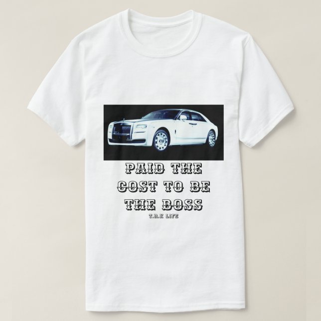 BOSS LIFESTYLE T.R.K ROLLS ROYCE TSHIRT T SHIRT (Design framsida)