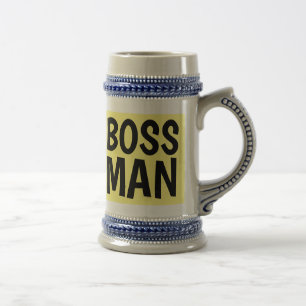 BOSS MAN BJÄRKAR MUG SEJDEL