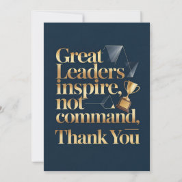 Boss or Mentor Thank You Card Tack Kort