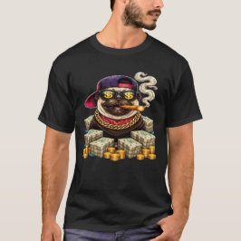 Boss Pug — Bling Pug med kontanter & cigarr" T Shirt