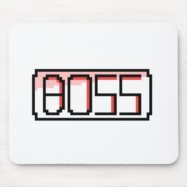 "BOSS" Retro font Musmatta (Framsidan)