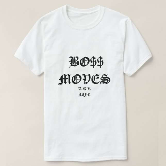 BOSS-RÖRELSER T-SHIRTS (Design framsida)