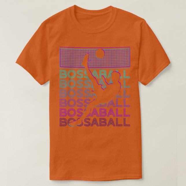 Bossaball Retro Gift T Shirt (Design framsida)