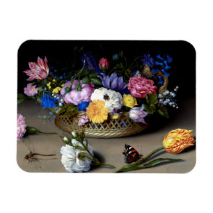 Bosschaert Flower still Life Insekts Dutch Art Magnet
