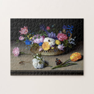 Bosschaert Flower still Life Insekts Dutch Art Pussel