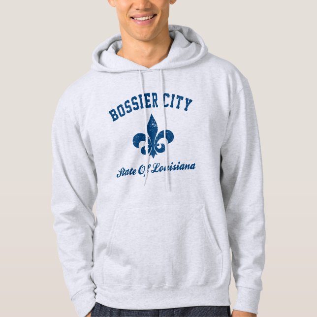 Bossier City Louisiana Hoodie (Framsida)