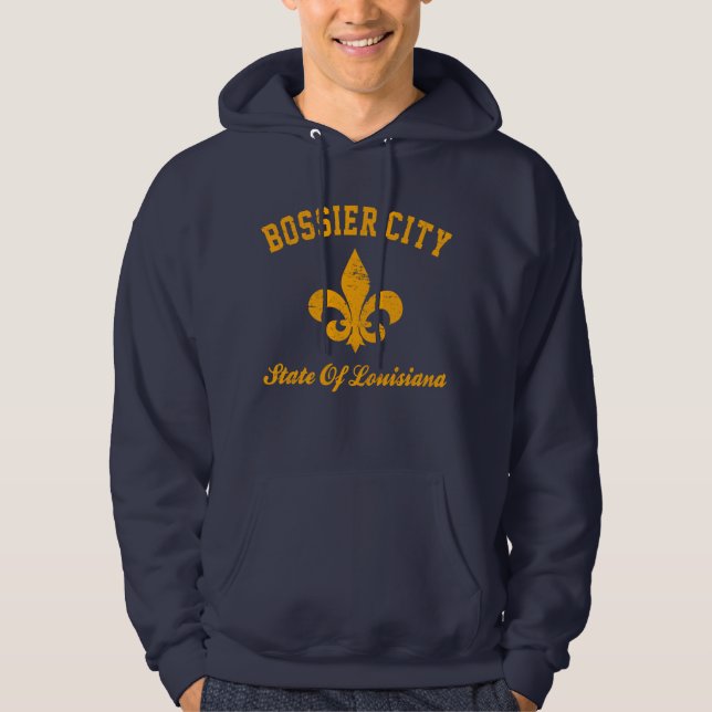 Bossier City Louisiana Hoodie (Framsida)