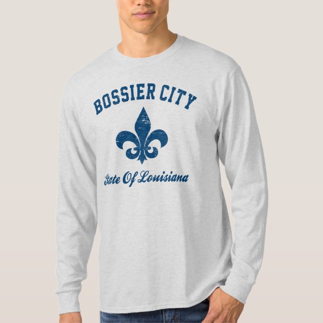 Bossier City Louisiana T Shirt (Framsida)