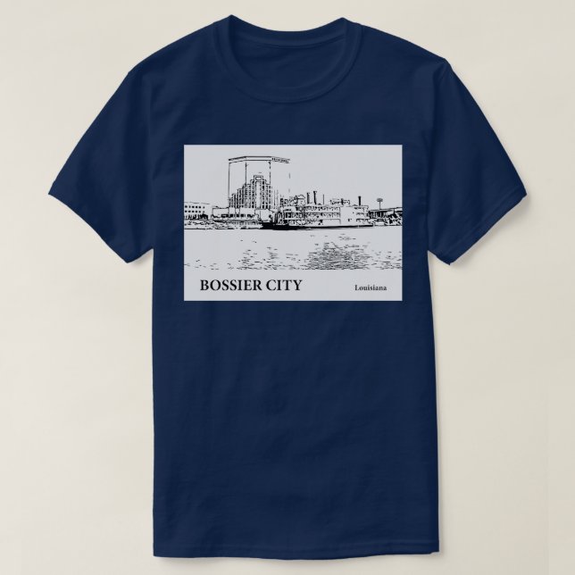 Bossier City Louisiana TShirt - 2 T Shirt (Design framsida)