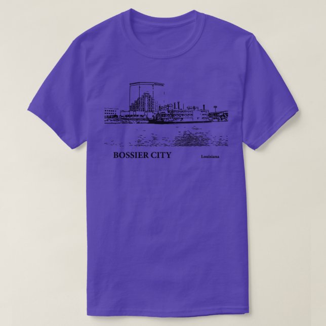Bossier City Louisiana TShirt - 3 T Shirt (Design framsida)