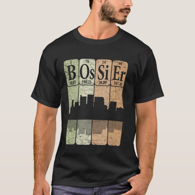 Bossier Periodiska Systemet Element Bossier Louisi T Shirt (Framsida)