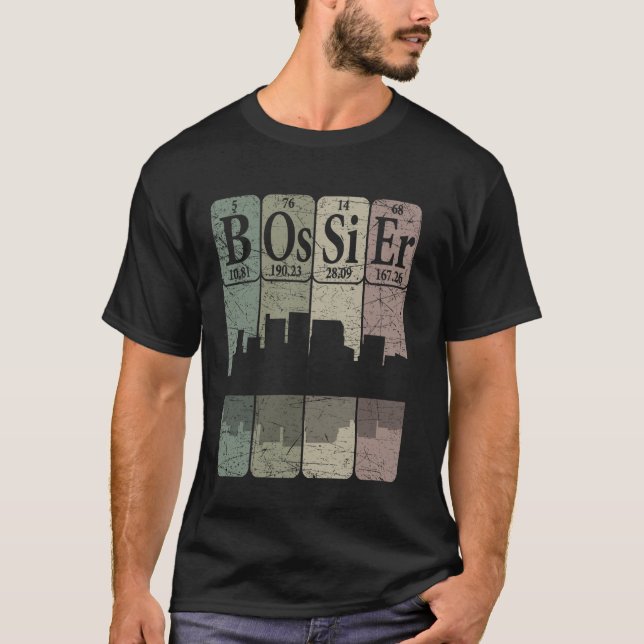 Bossier Periodiska Systemet Element Bossier Louisi T Shirt (Framsida)