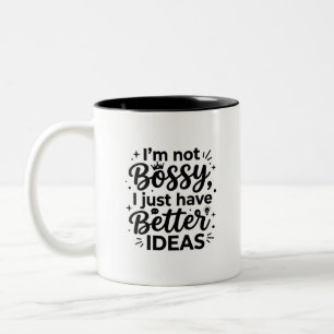 Bossig Humör Två-Tons 11oz Kaffe Mugg