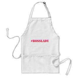 #BossLady - Roligt citat Apron Förkläde