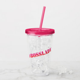 #Bosslady - Roligt Girlpower-offert Take Away Mugg