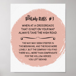 BossLady Rule 3 Ta High Road Say Poster