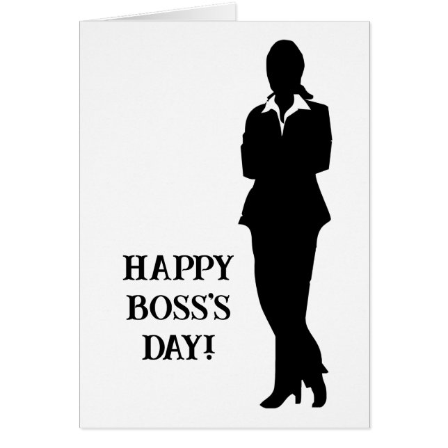 Boss's Day Hälsningskort (Framsidan)