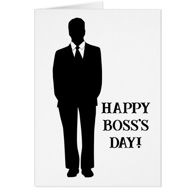 Boss's Day Hälsningskort (Framsidan)