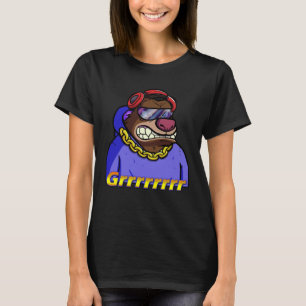 Bossy Bear Klubb NFT Non Funsible Artwork Grr Grow T Shirt