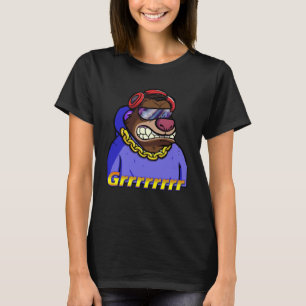 Bossy Bear Klubb NFT Non Funsible Artwork Grr Grow T Shirt
